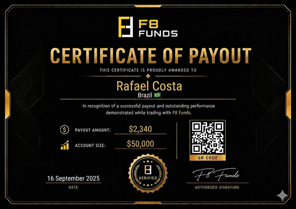 F8 Funds payout certificate preview