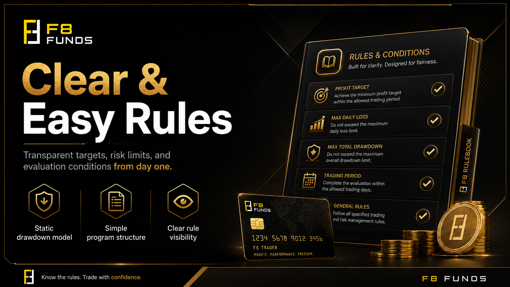 F8 Funds clear and easy rules